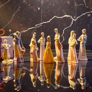 ❤️11 Lladro-Style Vintage Porcelain Figurens